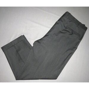 CANALI 1934 100% Wool TESSUTO Charcoal‎ Gray Dress Pants Men's 38 X 28
